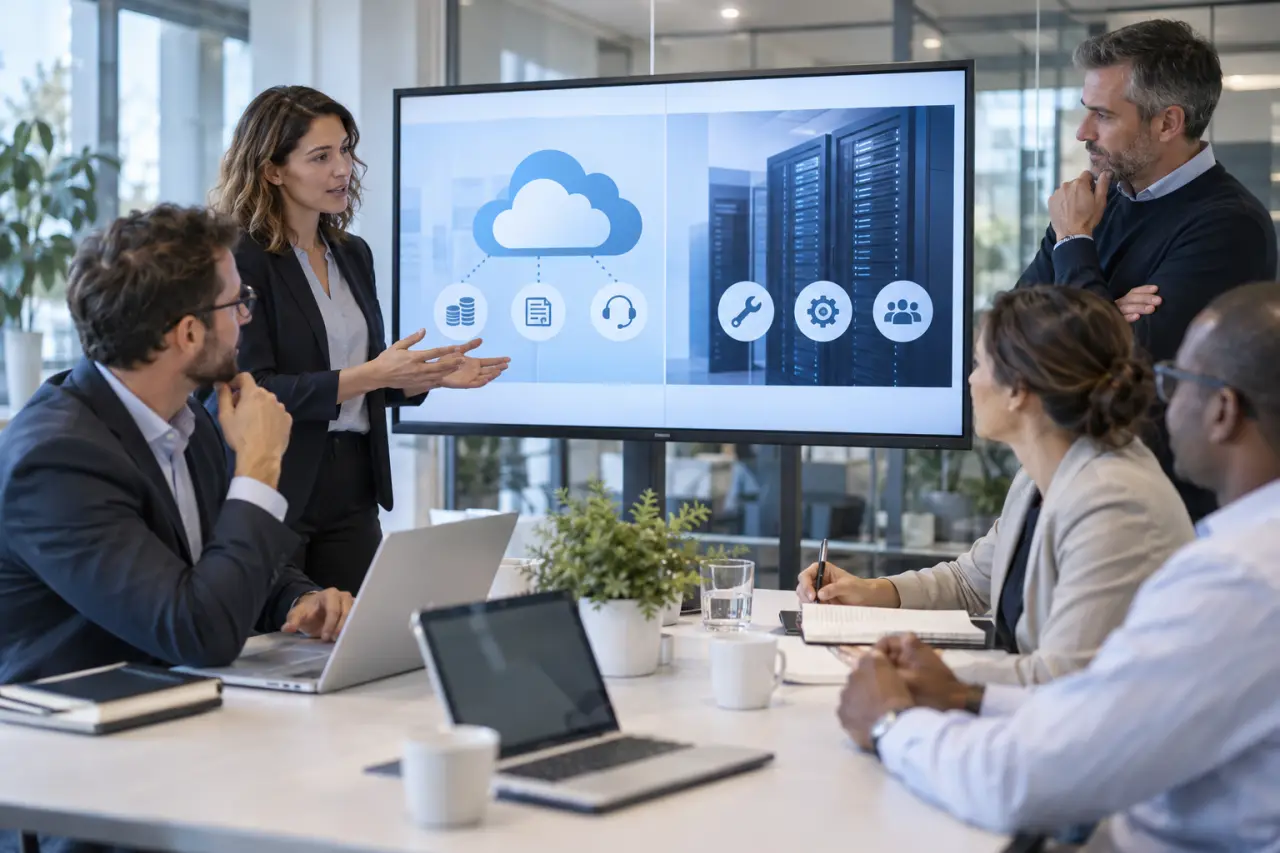 La maintenance CRM répartit les coûts et les responsabilités entre SaaS et serveur