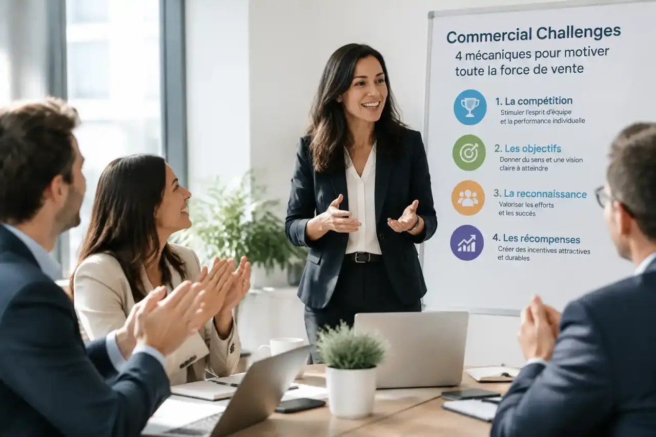 Commercial challenges : 4 mécaniques pour motiver toute la force de vente